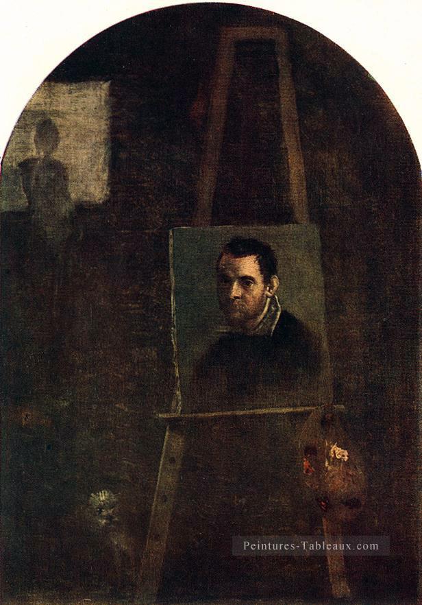 Autoportrait Baroque Annibale Carracci Peintures à l'huile